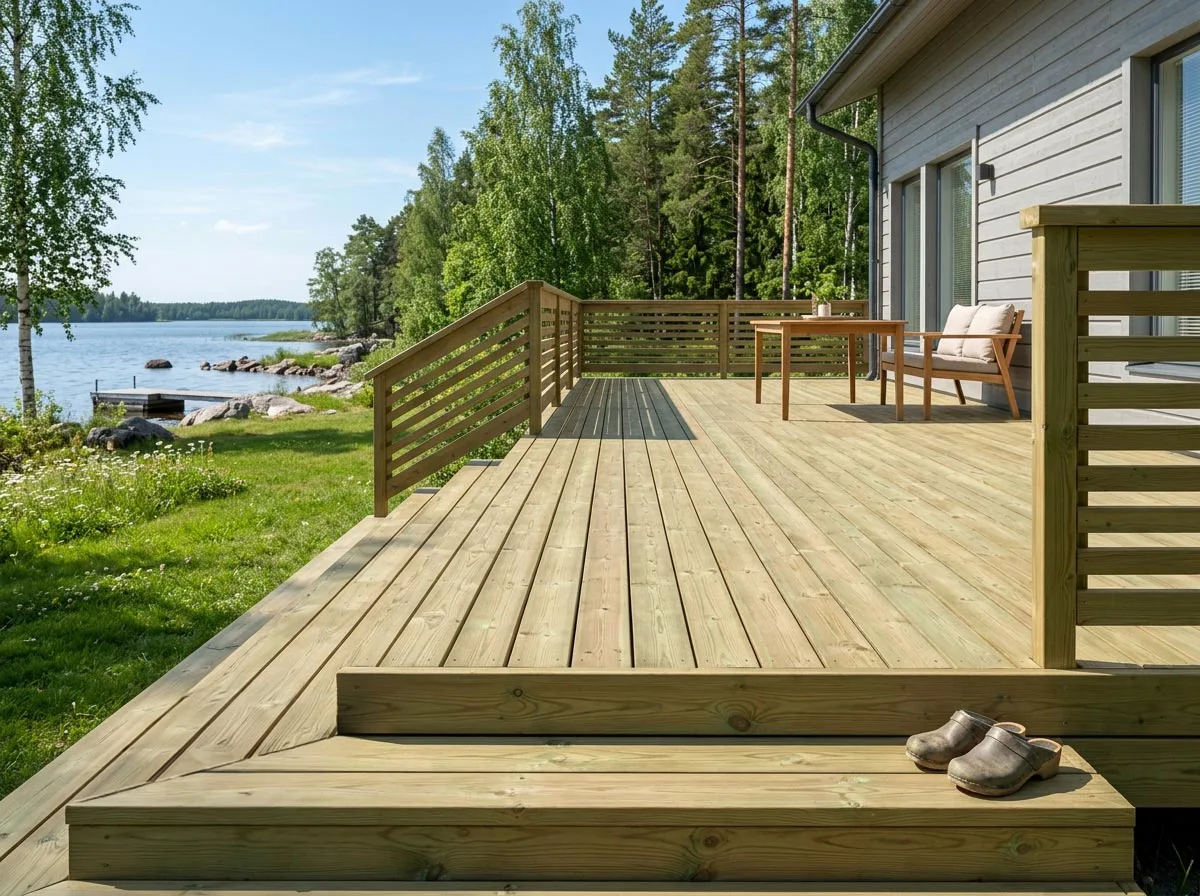 FI Image: Kyllästetty terassilauta