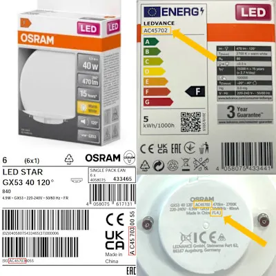 Takaisinveto – Osram