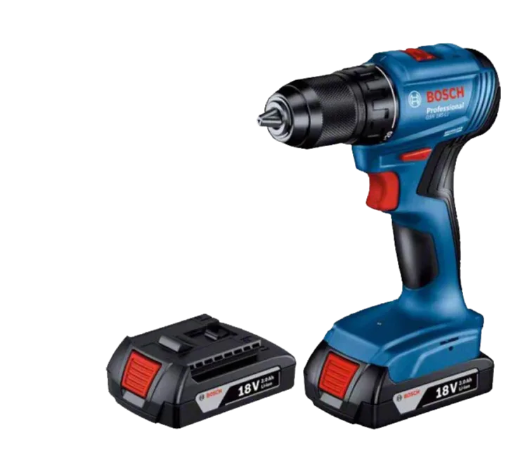 FI Image: Akkuporakone Bosch GSR 185-LI Professional + 2 kpl 2,0 Ah akku 1500828 No background