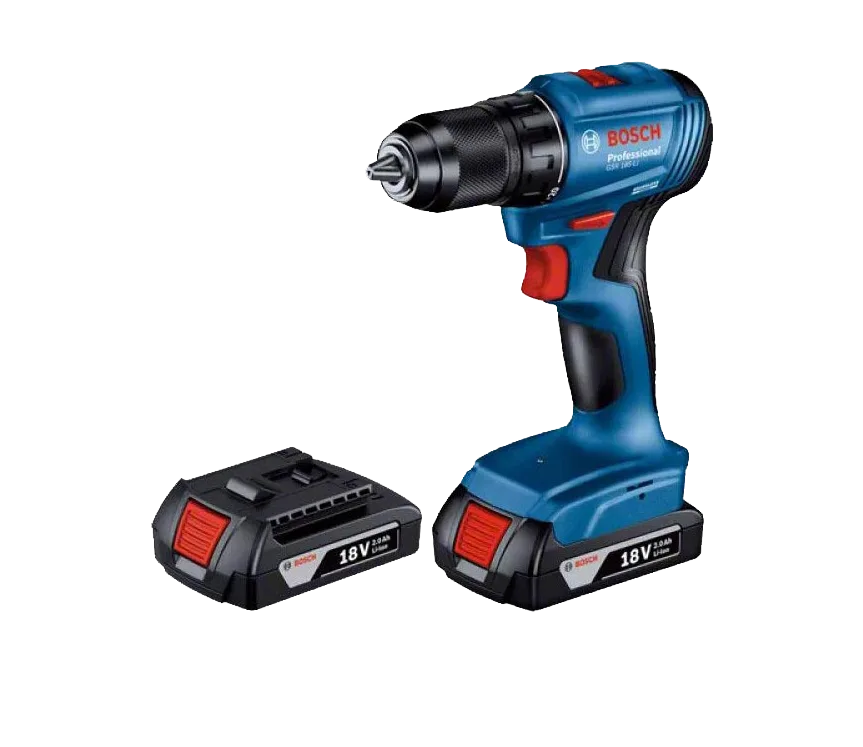 FI Image: Akkuporakone Bosch GSR 185-LI Professional + 2 kpl 2,0 Ah akku 1500828 No background