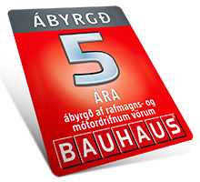 5 ára ábyrgð af rafmagnsverkfærum