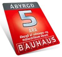 5 ára ábyrgð af rafmagnsverkfærum