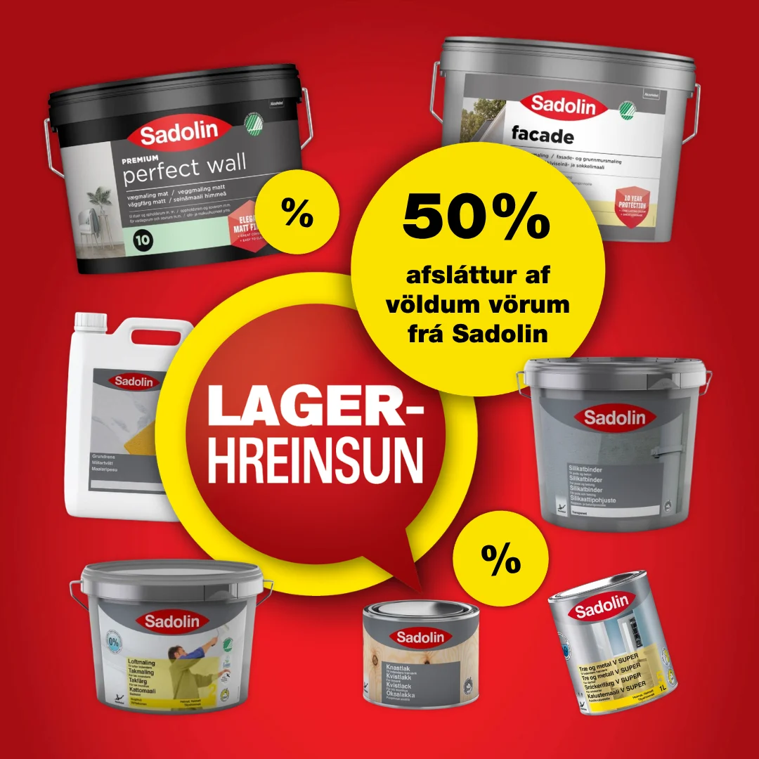 Lagerhreinsun sadolin IS