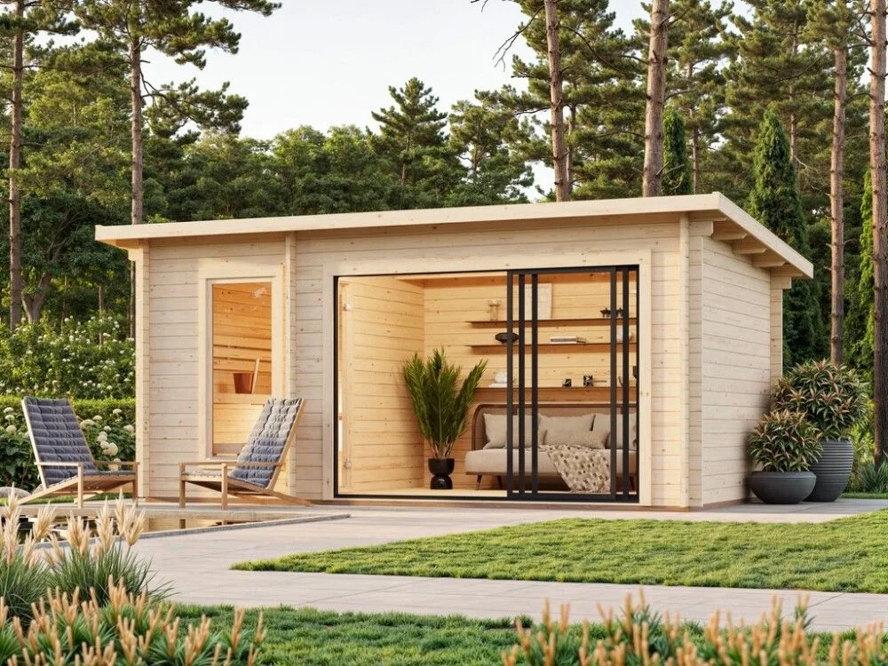 FI Image: Sauna Palmako Sanna 12,8 m² liukuovella 1447502