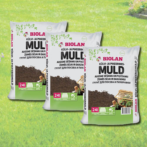 EE Külvi- ja pikeerimismuld Biolan 24 l