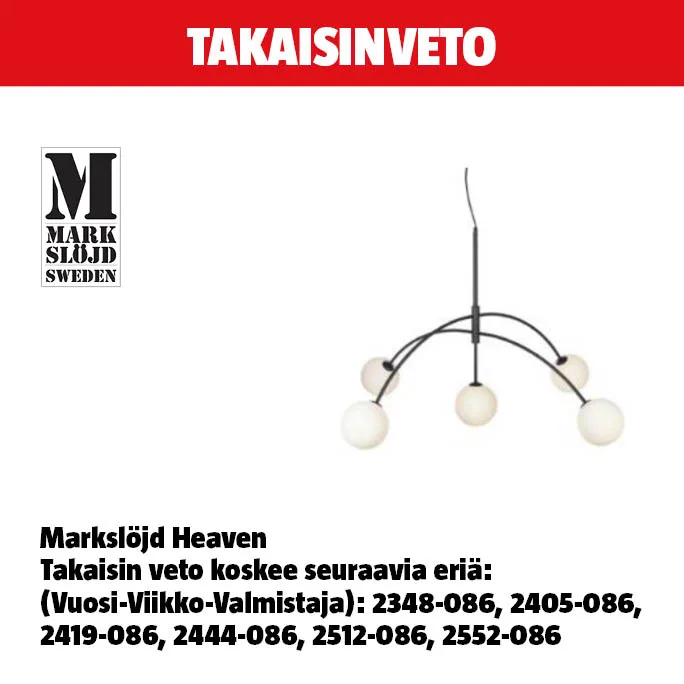 Takaisinveto kuva - Markslöjd