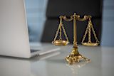 Decorative image of balanced scales for article