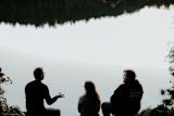 people talking