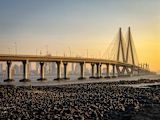 Decorative image of Bandra Worli sea link, Mumbai for article