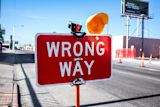 Decorative image of a road sign for an article