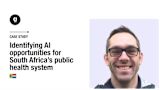 Case study: Identifying AI opportunities for South Africa’s public health system