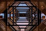 Decorative image of inside of structure for article