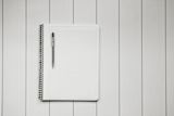 Black and white notebook