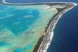 Aerial view of Tuvalu’s capital
