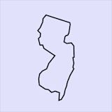 Illustration of the state of New Jersey