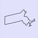 Illustration of the state of Massachusetts
