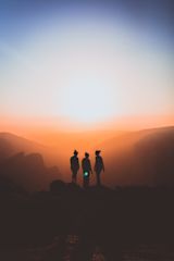 Decorative image of three silhouettes for article