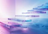 AI purple staircase