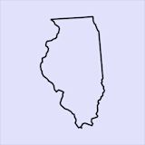 Illustration of the state of Illinois
