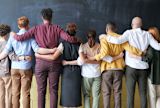 Decorative image of people hugging for article