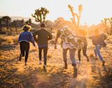 Decorative image of young people running for an article