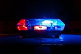 Police car's lights