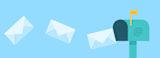 Decorative image of letters going into inbox for article