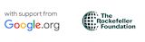 Google.org and the Rockefeller Foundation logo