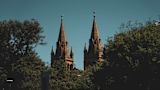 Decorative image of St Xaviers Cathedral in Adelaide, Australia