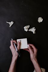 Decorative image of crumpled paper for article