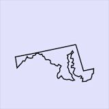 Illustration of the state of Maryland