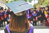 Graduation cap and gown