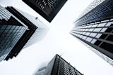Buildings looking upwards