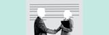 Decorative illustration of two people shaking hands for article