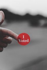 I voted sticker