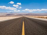 Decorative image of long road for article series landing page