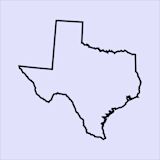 Illustration of the state of Texas