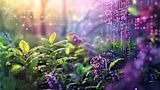 Photorealistic abstraction of nature and digital