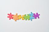 Decorative image of a puzzel piece