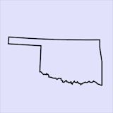 Illustration of the state of Oklahoma
