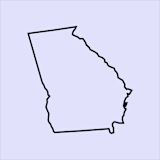 Illustration of the state of Georgia