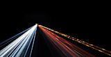 red and white car lights under long exposure