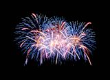 Bursting fireworks