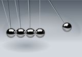 Decorative image of Newton's cradle for article