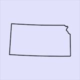Illustration of the state of Kansas