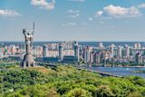 Decorative image of motherland monument in Kiev for article