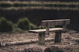 Decorative image of empty bench for article