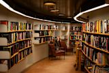 Decorative image of a library