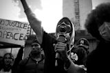 person at a protest