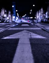 Arrow moving forward